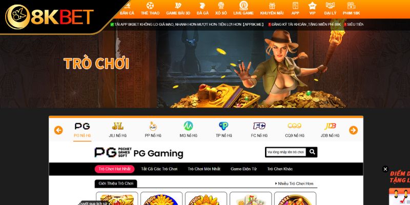 Khám phá sảnh Nổ Hũ 8KBET