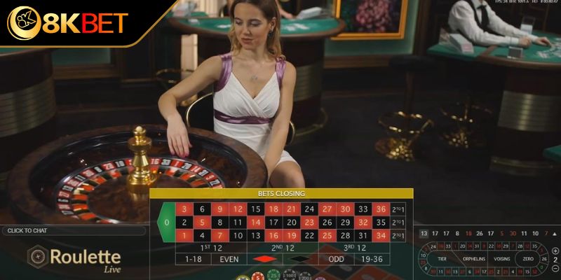 Tỷ lệ trả thưởng Roulette 8KBET